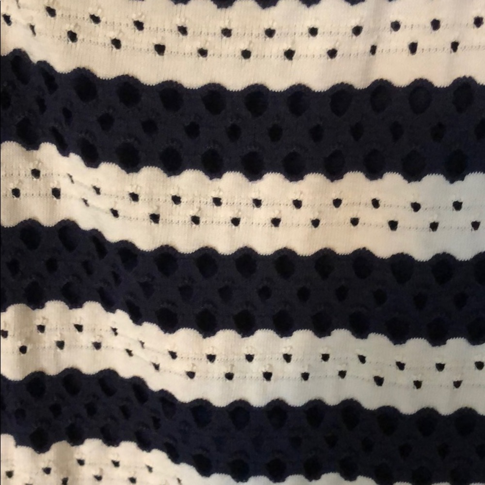 Navy and white tank top dress - Picture 3 of 4